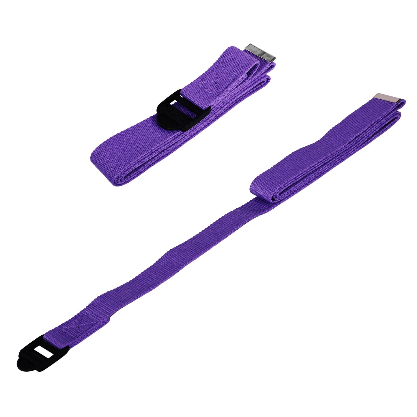 BalanceFrom Fitness 7 Piece Yoga Set with Mat, Stretch Strap, & Knee Pad, Purple