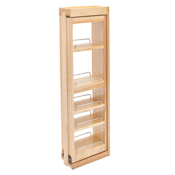 Rev-A-Shelf 6" Pullout Wall Filler w/ Soft-close, 39" Height, 432-WFBBSC39-6C