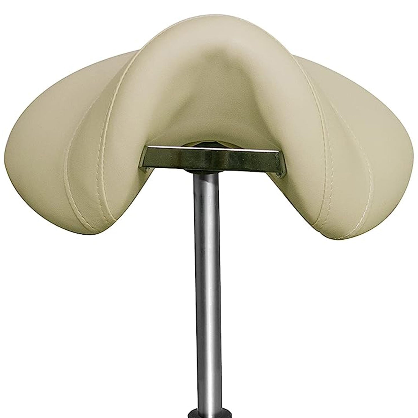 PureSana Chromium Professional James Full Rotational Saddle Cutting Stool, Tan