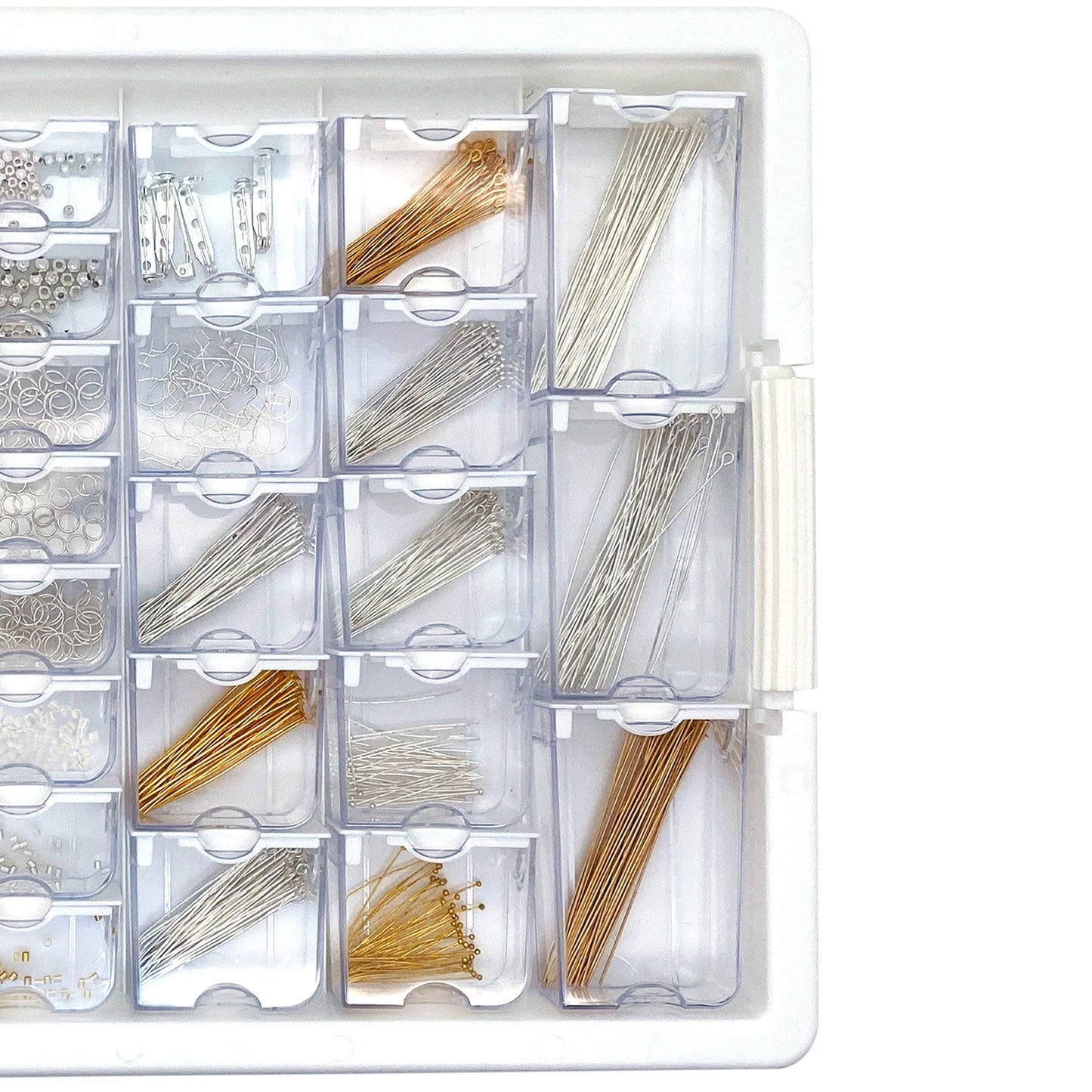 Bead Storage Solutions Elizabeth Ward Mixed Bead Tray with Jewelry Findings Tray
