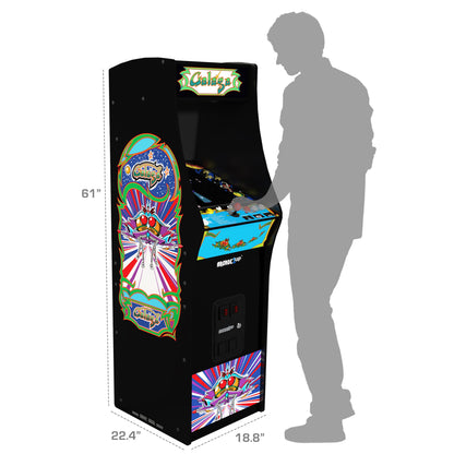 Arcade1Up GALAGA Deluxe 14 in 1 Arcade Game Machine 5-Foot Stand-Up Cabinet