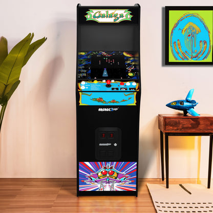 Arcade1Up GALAGA Deluxe 14 in 1 Arcade Game Machine 5-Foot Stand-Up Cabinet