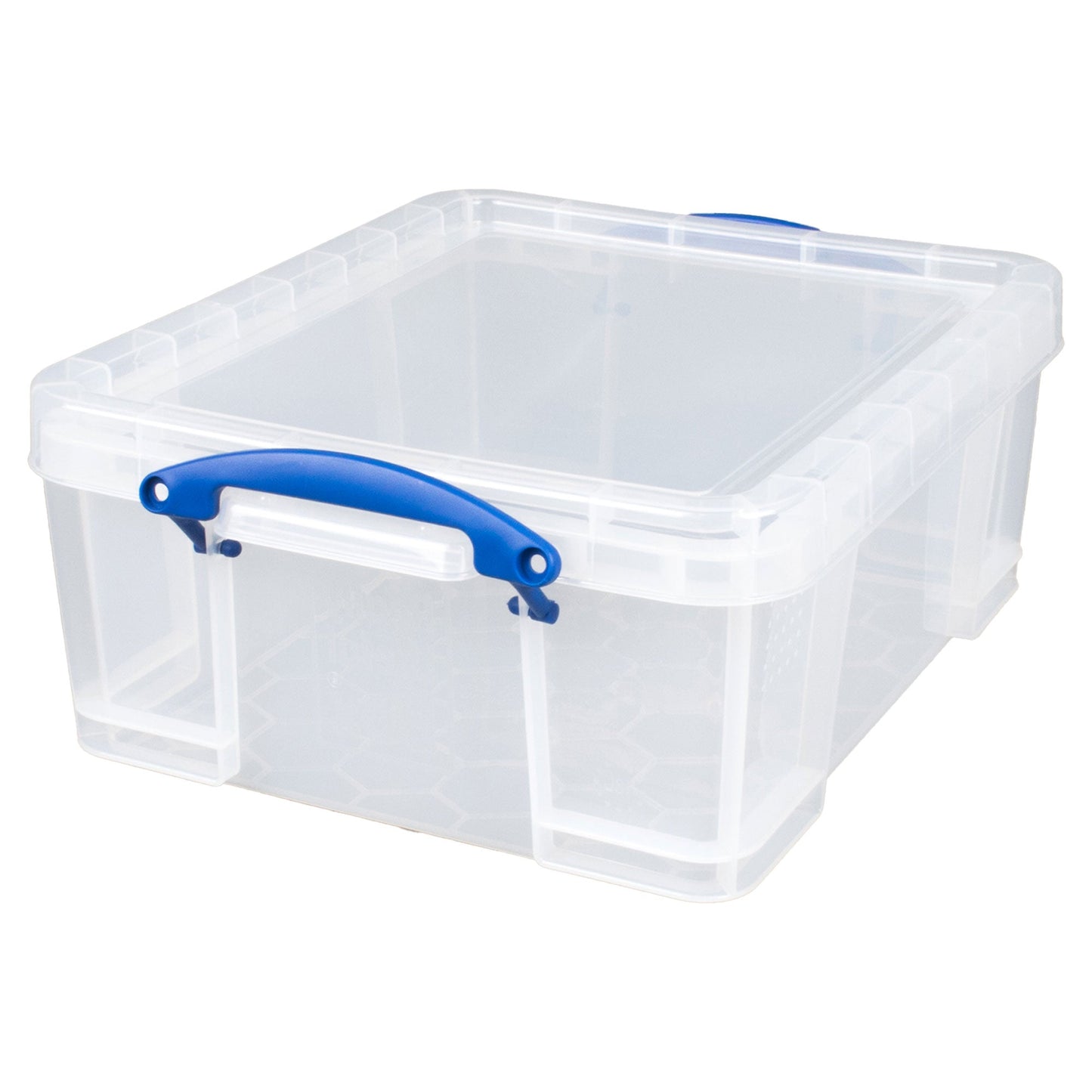 Really Useful Box 17L Storage Container with Lid and Clip Lock Handles, (5 Pack)