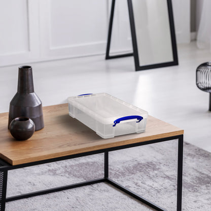 Really Useful Box 8.1L Plastic Storage Container with Clip Lock Handle (10 Pack)