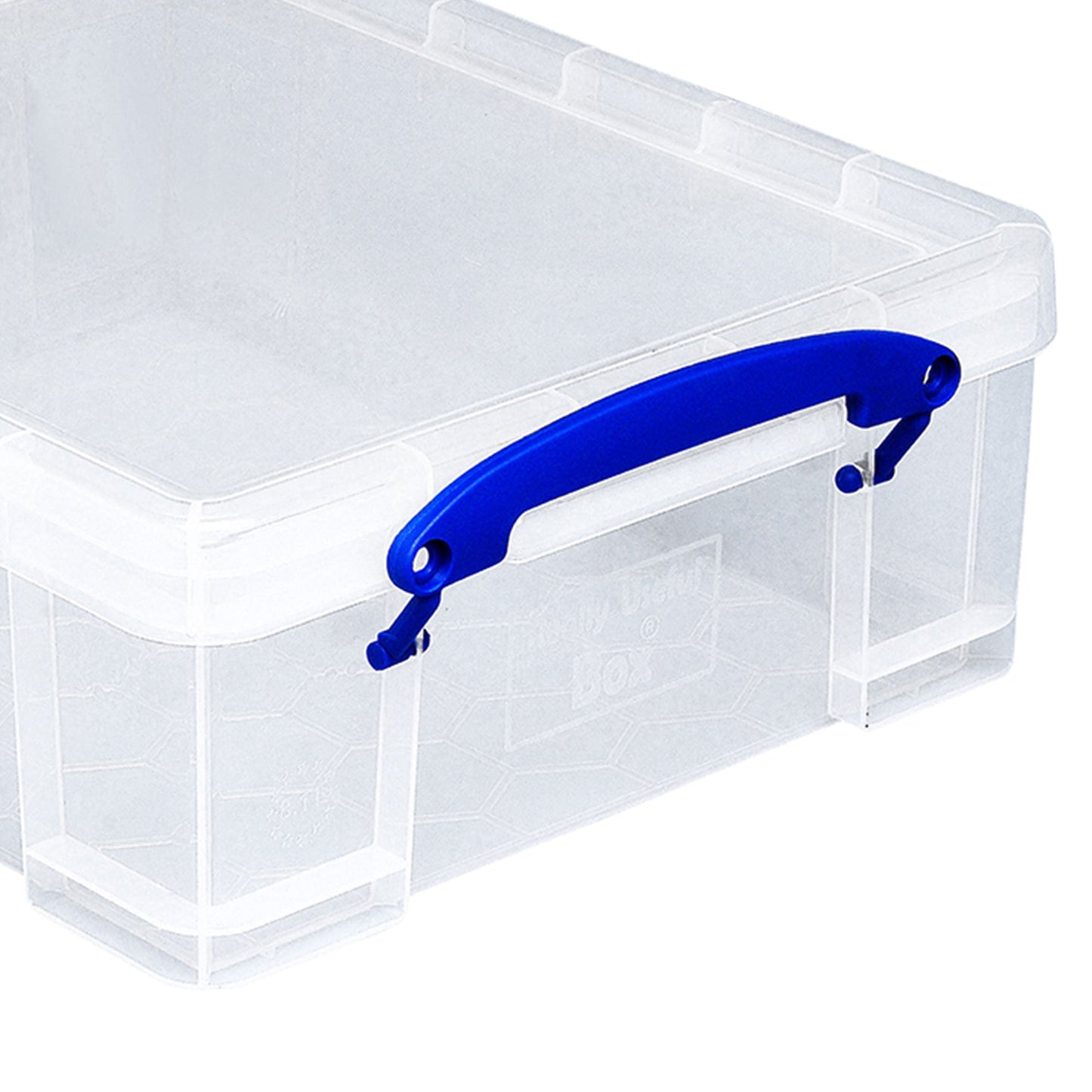 Really Useful Box 8.1L Plastic Storage Container with Clip Lock Handle (2 Pack)