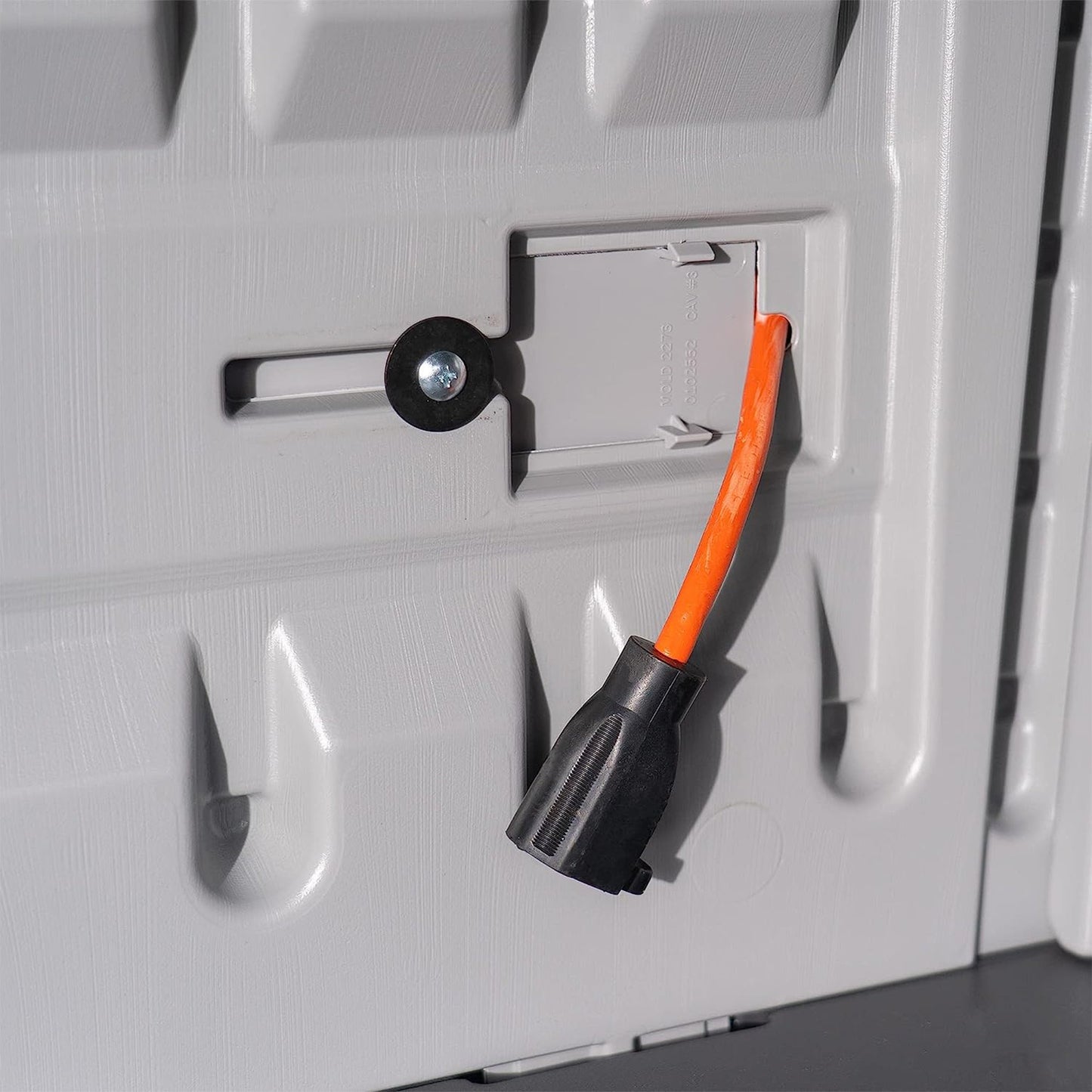 Suncast Backyard Oasis 130 Gallon Outdoor Storage Shed Basic Unit, Dove Gray