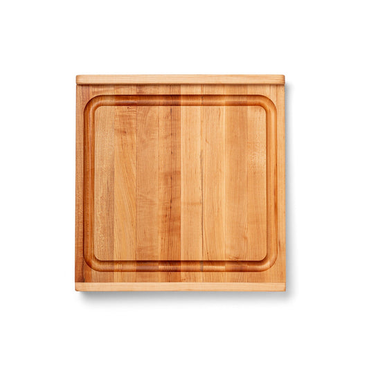 John Boos Countertop Reversible Wood Cutting Board with Juice Groove, Maple