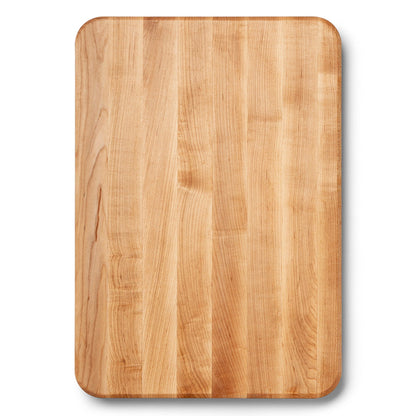 John Boos Chop N Slice Large Maple Wood Edge Grain Cutting Board, 20"x14"x1.25"