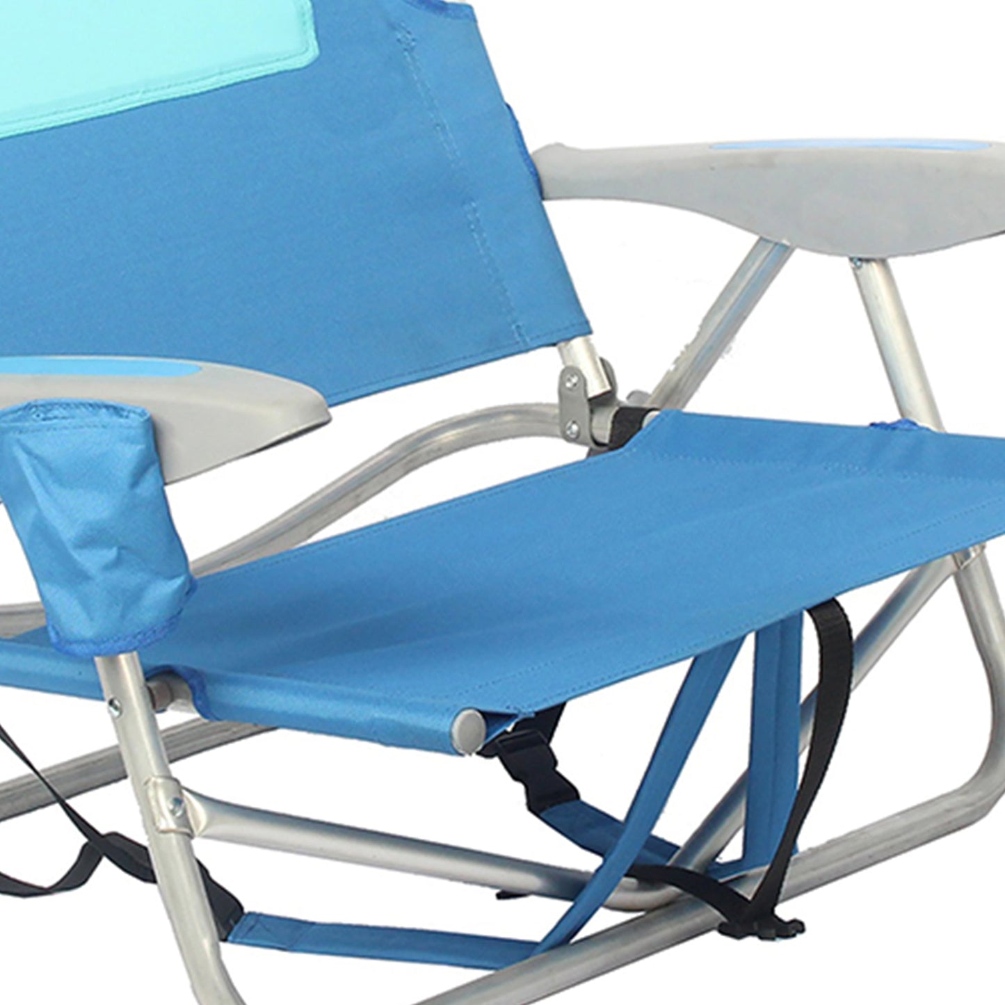 Ostrich Ladies Comfort On Your Back Outdoor Backpack Beach Chair, Blue, (3 Pack)