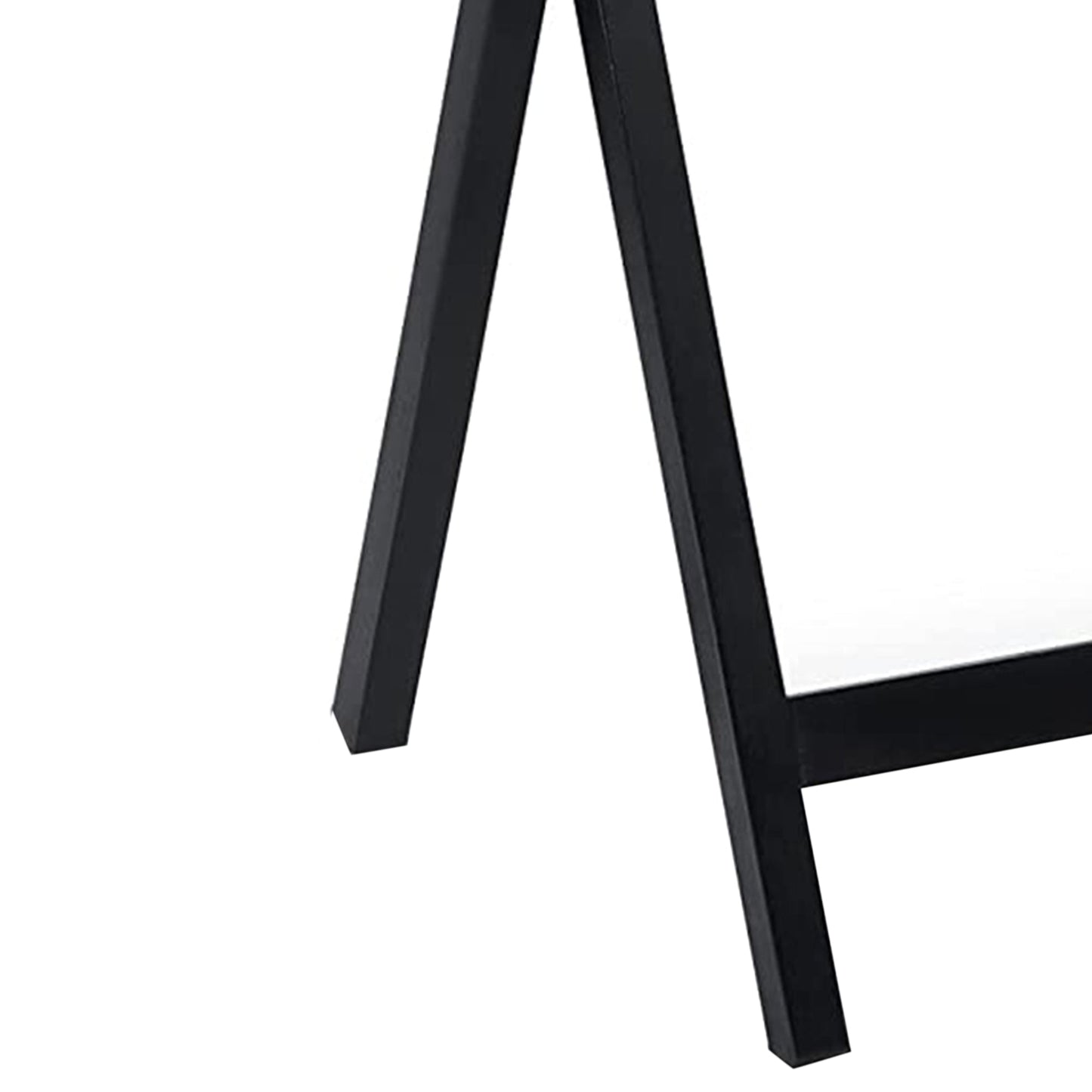 PJ Wood Portable Folding TV Snack Tray Table Desk Stand, Black (6 Piece Set)