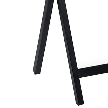 PJ Wood Portable Folding TV Snack Tray Table Desk Stand, Black (8 Piece Set)