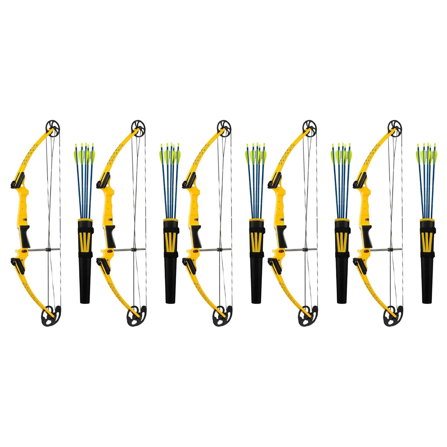 Genesis Archery Original Right Hand Compound Bow Kit w/Arrows & Quiver (5 Pack)