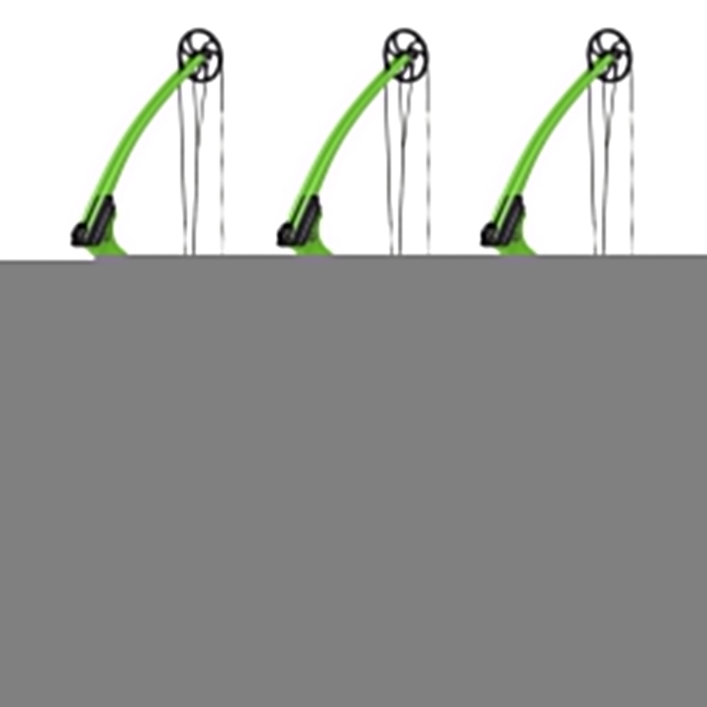 Genesis Archery Compound Bow Adjustable Sizing for Left Handed, Green (3 Pack)
