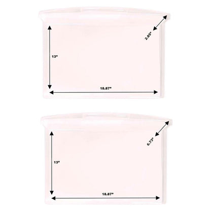 Homz Plastic 5 Drawer Storage Container Tower with Clear Drawers/Black Frame