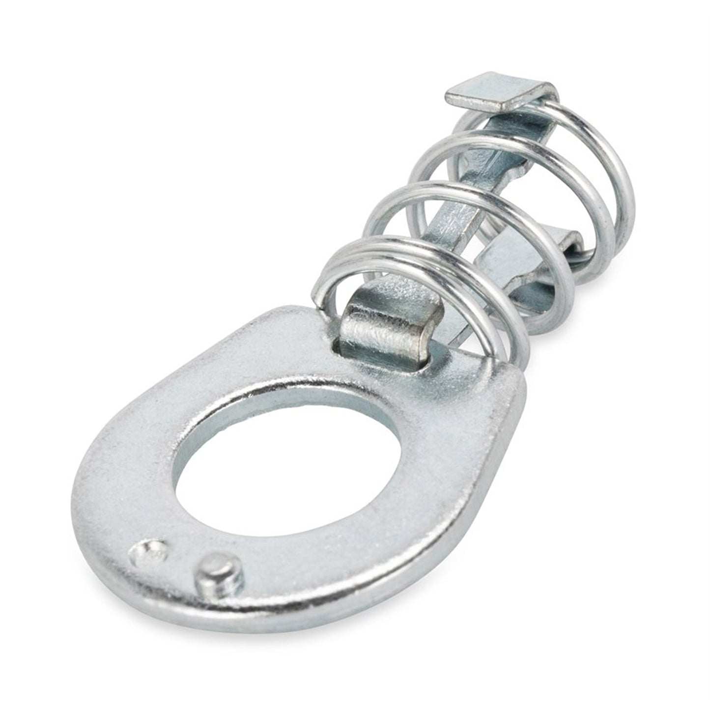 Camco Stainless Steel Bilingual Cam Lock for Water Heater Door Latch, Silver