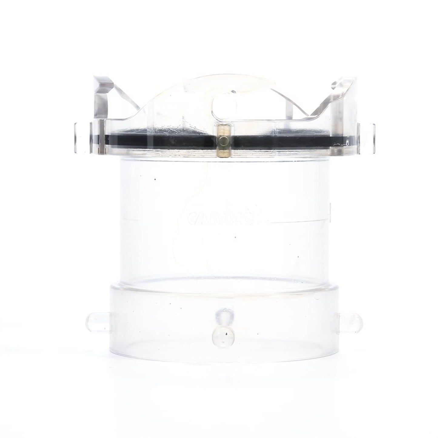 Camco 3.5" Non-Restrictive RV Sewer Hose Outlet Extender, Clear Plastic Adapter