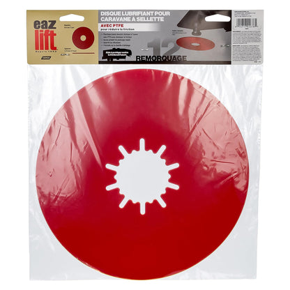 EAZ LIFT 44678 12 Inch Premium Fifth Wheel Lube Plate for Trailers & Towing, Red - Find Fresh Goods