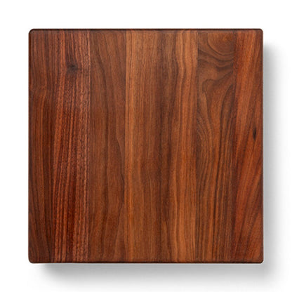 John Boos Small Walnut Wood Edge Grain Cutting Board for Kitchen, 12"x12"x1.5"