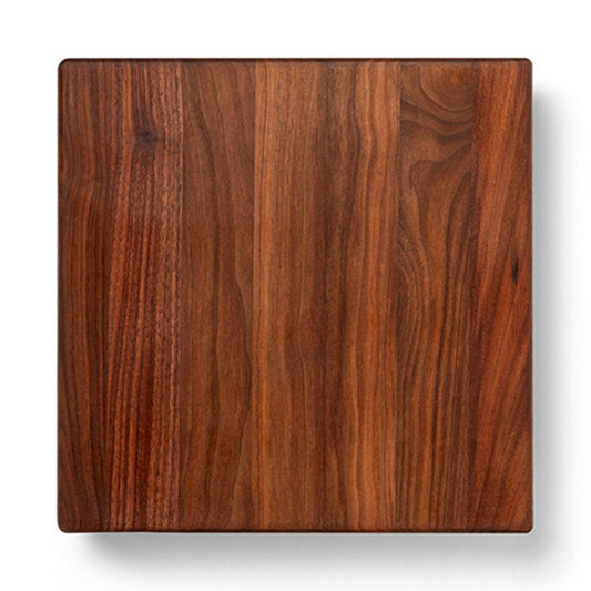John Boos Small Walnut Wood Edge Grain Cutting Board for Kitchen, 12"x12"x1.5"