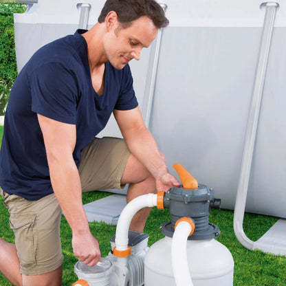 Bestway 58500E Flowclear 2200 Gallon Sand Filter Pump for Above Ground Pools