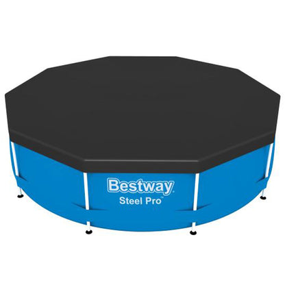 Bestway Flowclear Round 10' Pool Cover for Above Ground Frame Pools (Cover Only)
