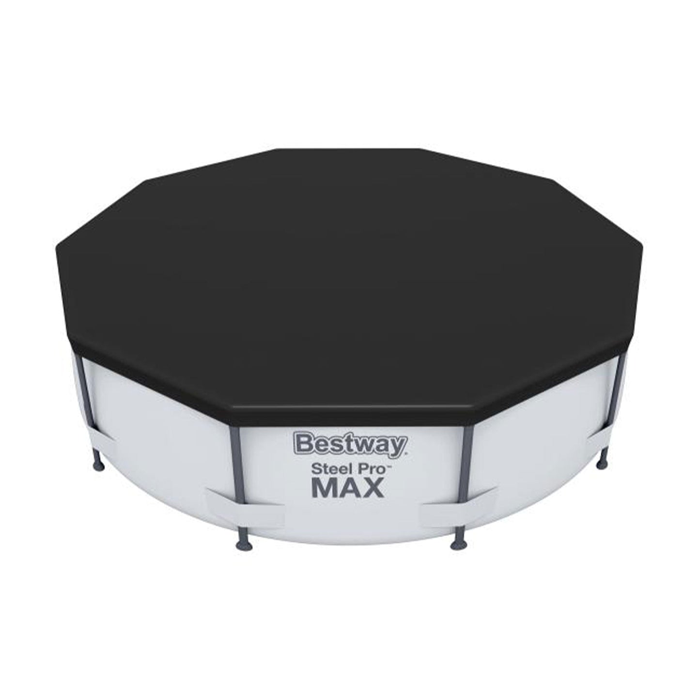 Bestway Flowclear Round 10' Pool Cover for Above Ground Frame Pools (Cover Only)