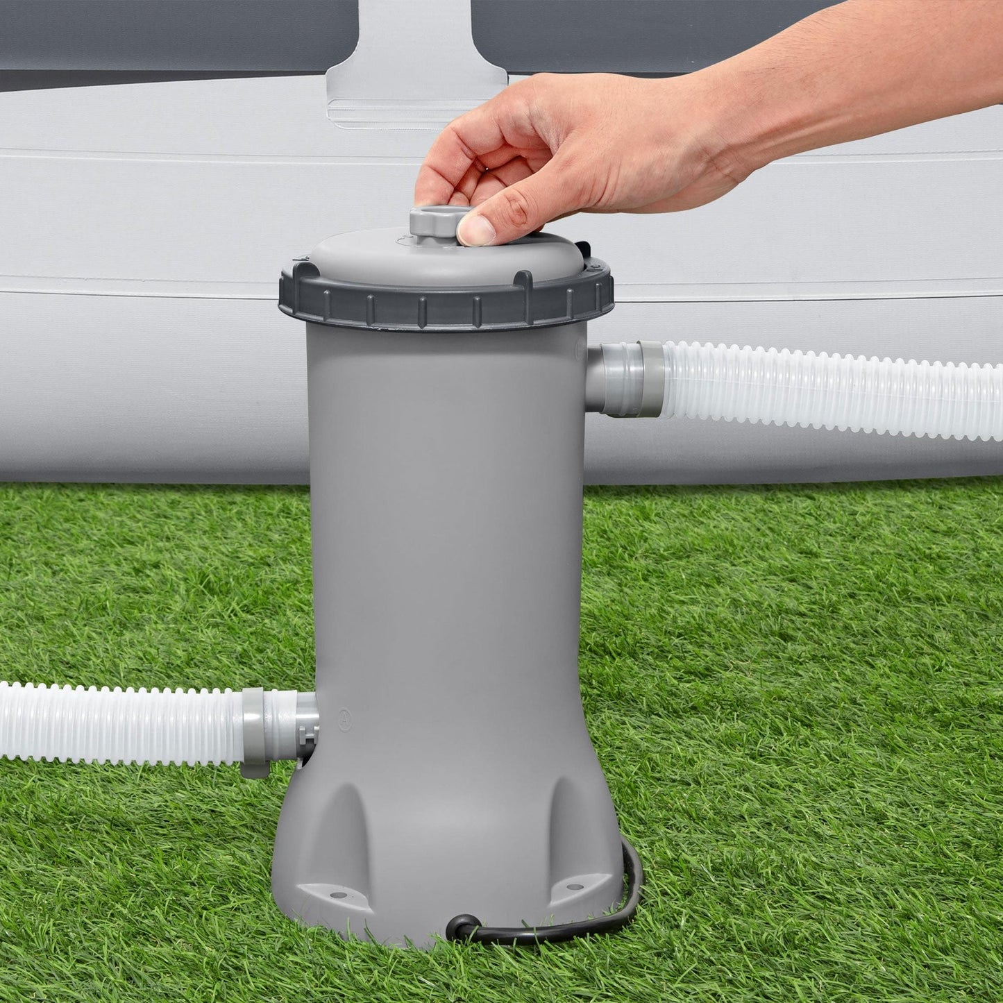 Bestway Flowclear 530 Gallons per Hour Above Ground Swimming Pool Filter Pump