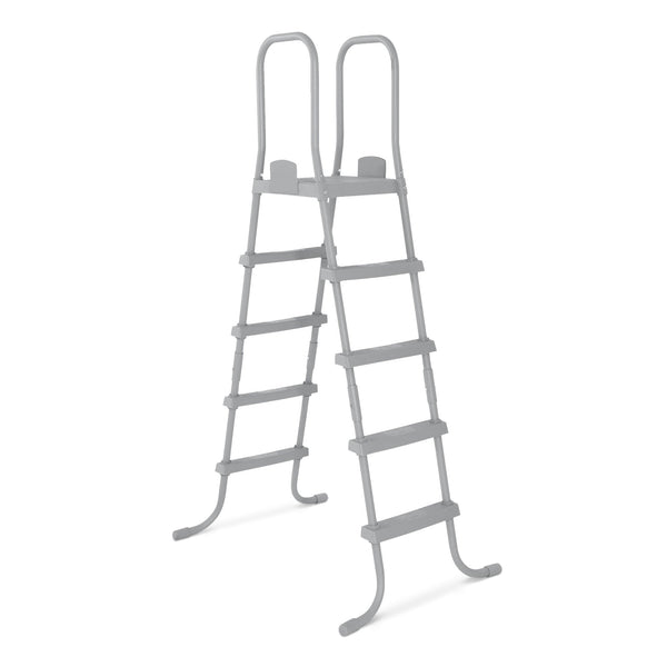 Bestway Flowclear 52 Inch Heavy Duty Metal A Frame Above Ground Pool Ladder