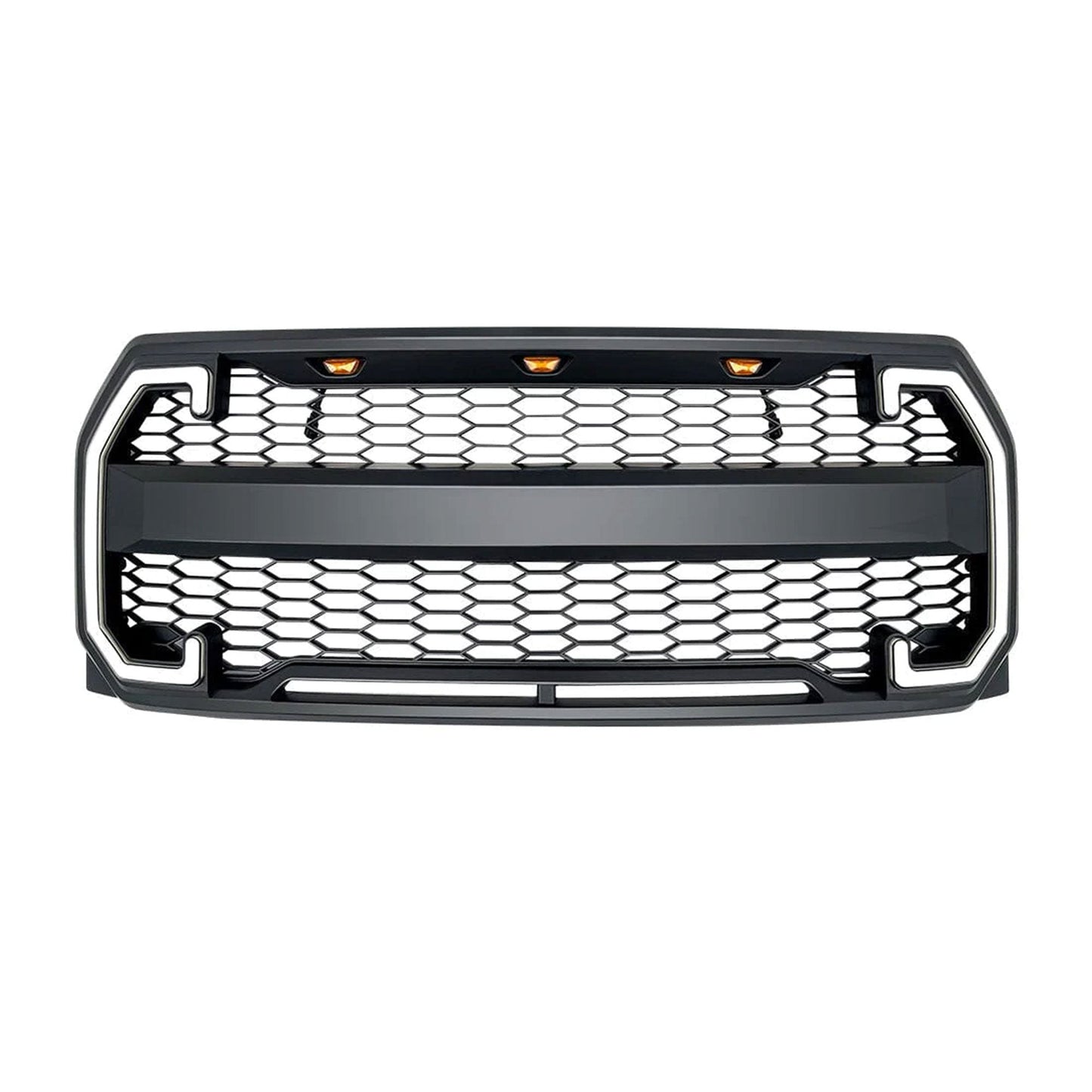 AMERICAN MODIFIED Raptor Style Mesh Grille w/Turn Lights for 2015-2017 Ford F150 - Find Fresh Goods
