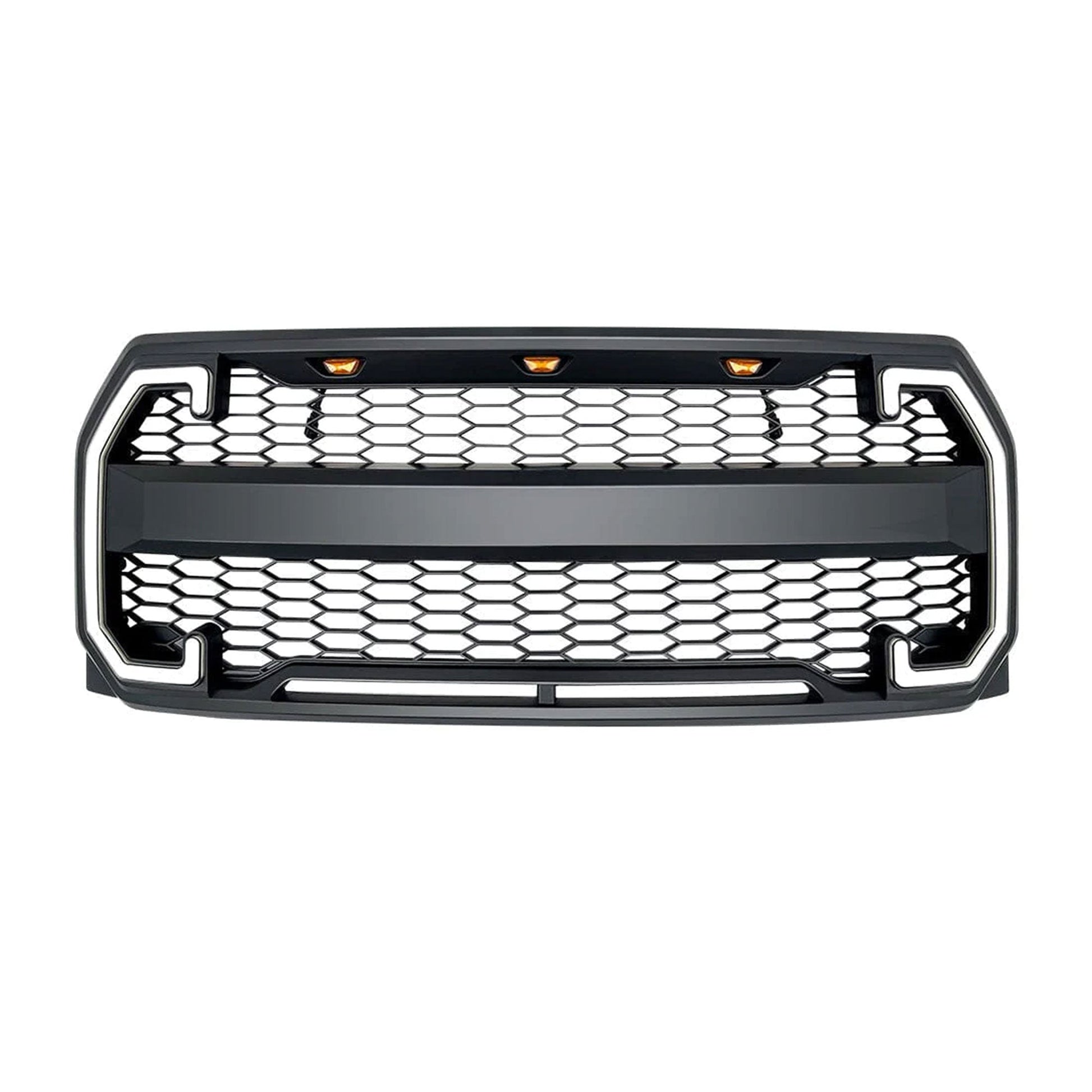 AMERICAN MODIFIED Raptor Style Mesh Grille w/Turn Lights for 2015-2017 Ford F150 - Find Fresh Goods