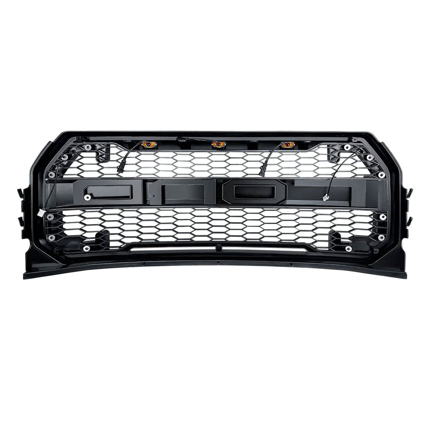 AMERICAN MODIFIED Raptor Style Mesh Grille w/Turn Lights for 2015-2017 Ford F150 - Find Fresh Goods