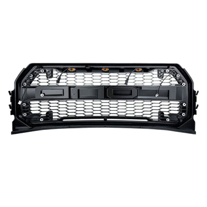 AMERICAN MODIFIED Raptor Style Mesh Grille w/Turn Lights for 2015-2017 Ford F150 - Find Fresh Goods