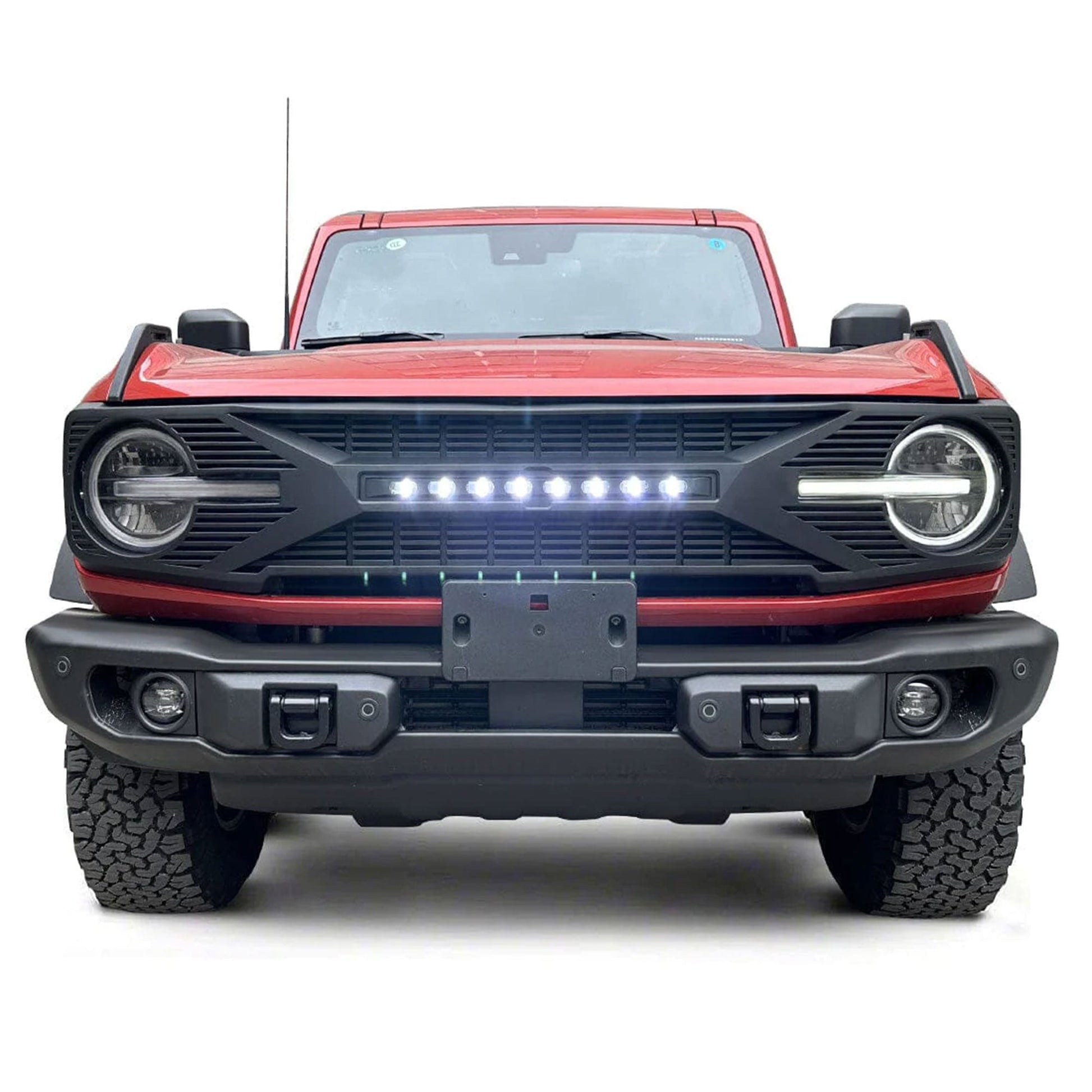 AMERICAN MODIFIED Front Grille w/ Lights for 21-24 Ford Bronco w/o Front Camera - Find Fresh Goods