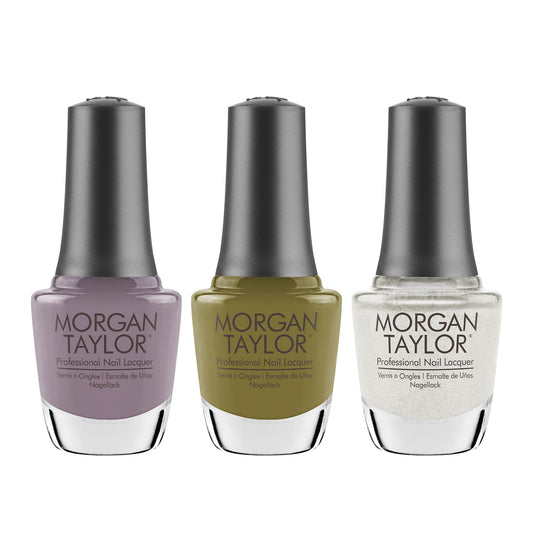 Morgan Taylor Fall 2023 Change of Pace Nail Lacquer Polish Manicure Set 3 Pack - Find Fresh Goods