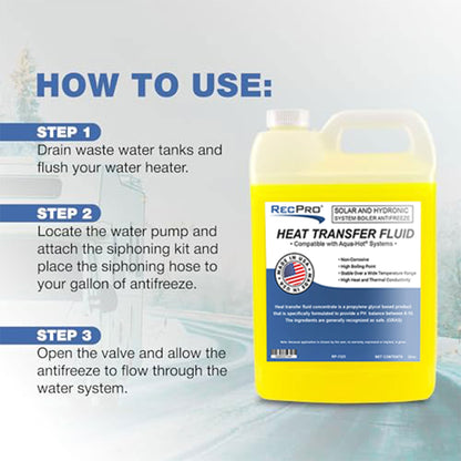 RecPro RV Boiler Antifreeze Compatible w/ Aqua Hot Heating Systems, Non-Toxic - Find Fresh Goods
