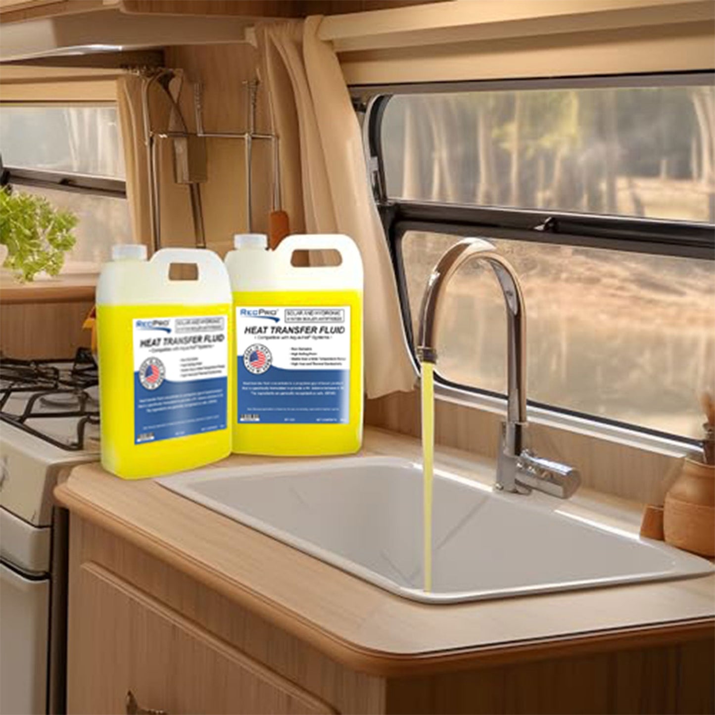 RecPro RV Boiler Antifreeze Compatible w/ Aqua Hot Heating Systems, Non-Toxic - Find Fresh Goods