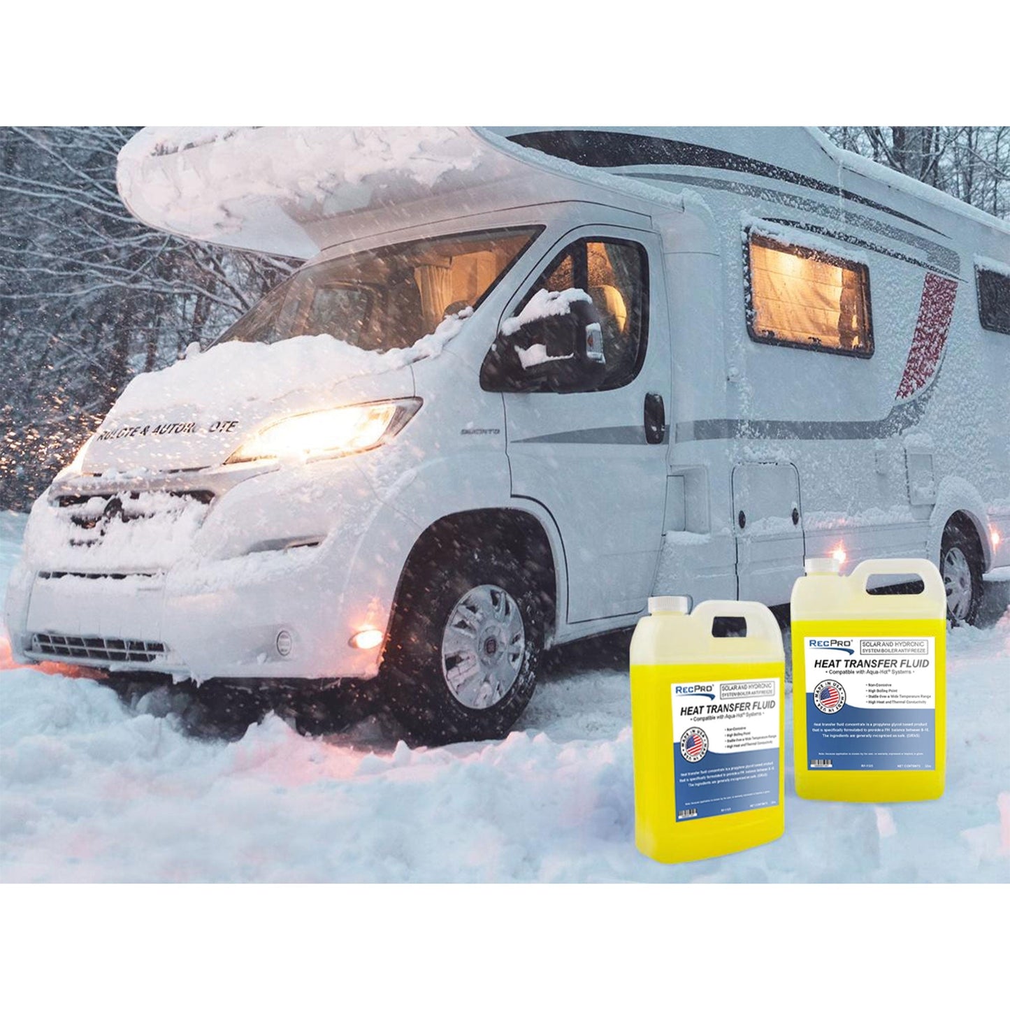 RecPro RV Boiler Antifreeze Compatible w/ Aqua Hot Heating Systems, Non-Toxic - Find Fresh Goods