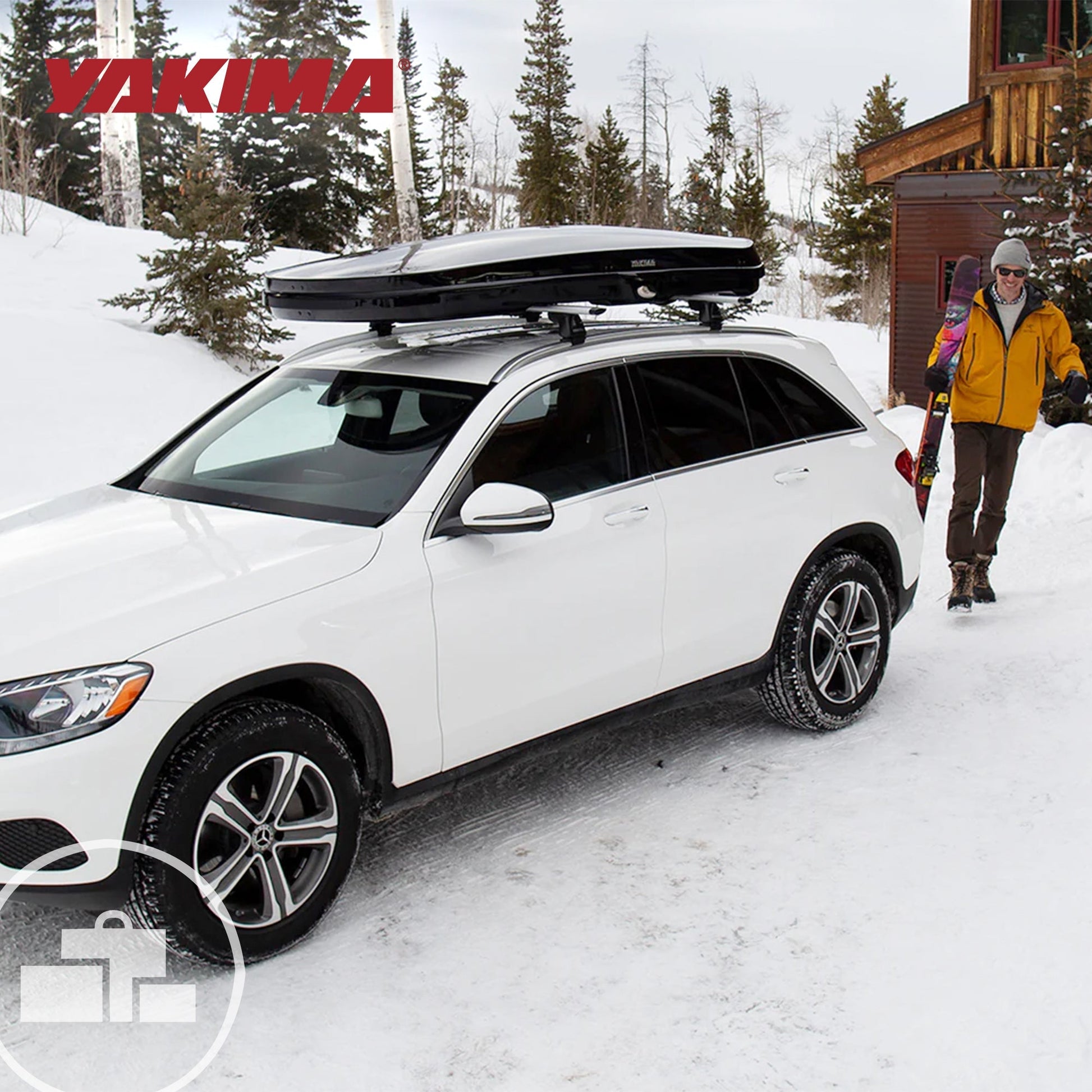 Yakima Rooftop Cargo Box Low Profile Hard Roof Storage Carrier GrandTour Lo - Find Fresh Goods