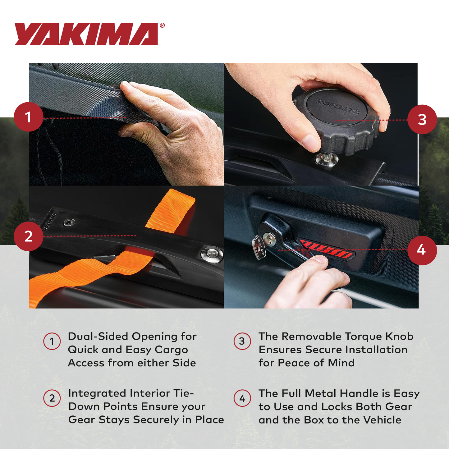 Yakima NX 16 Vehicle Rooftop Cargo Carrier Box, Fits StreamLine CrossbarsBlack - Find Fresh Goods
