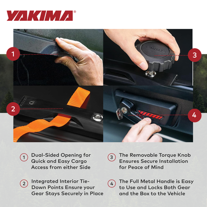Yakima NX 16 Vehicle Rooftop Cargo Carrier Box, Fits StreamLine CrossbarsBlack - Find Fresh Goods