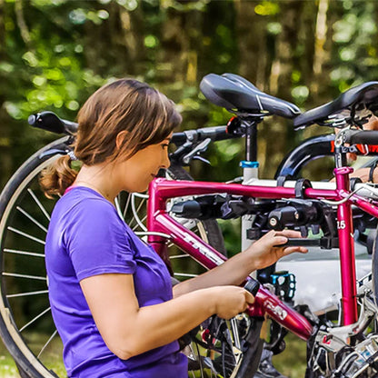 Yakima DoubleDown 4 Tilting Hitch-Mounted Bike Rack for Cars, SUVs, & Trucks - Find Fresh Goods