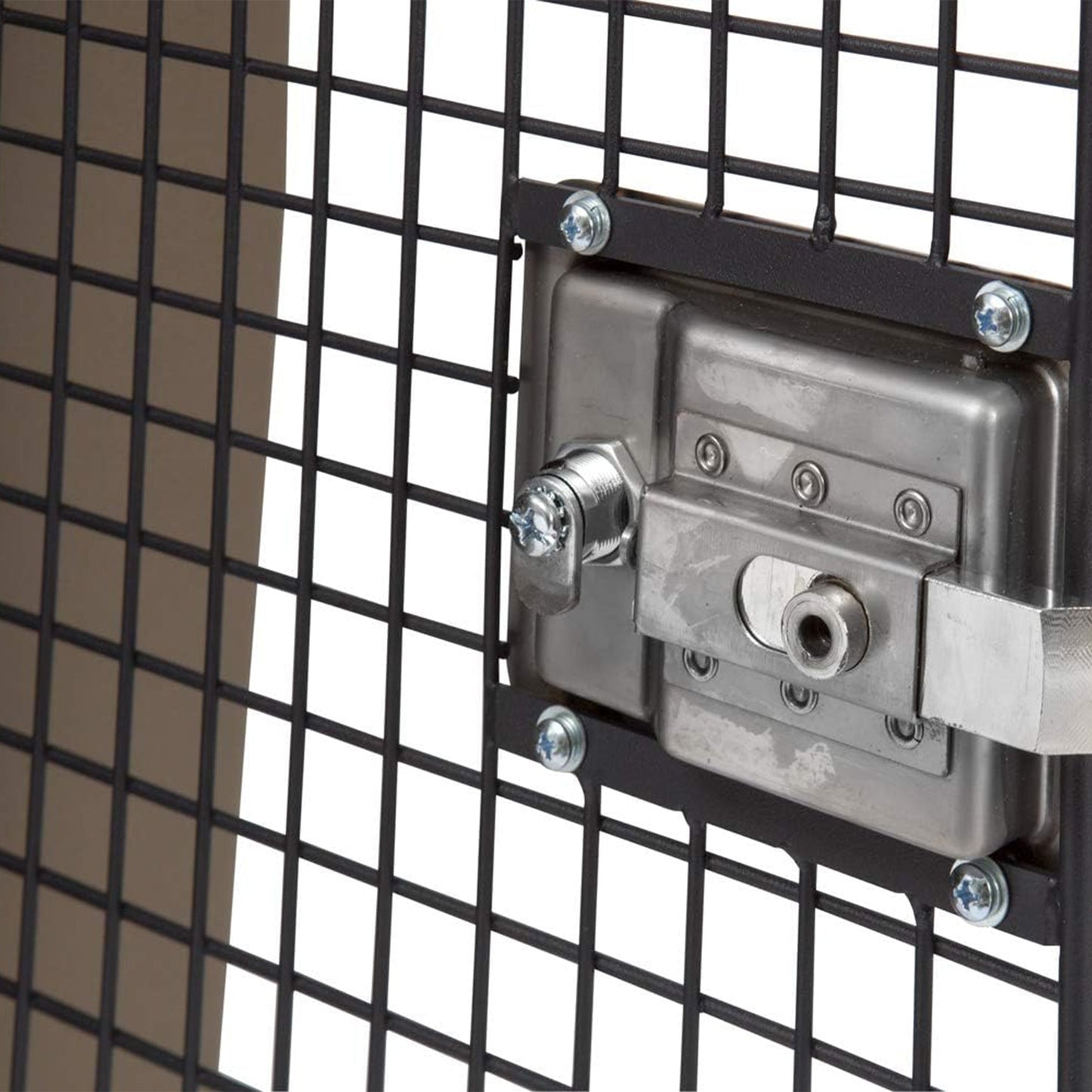 Dakota 283 G3 Medium Easy to Clean Dog Kennel w/ Handle & Latching Door, Olive