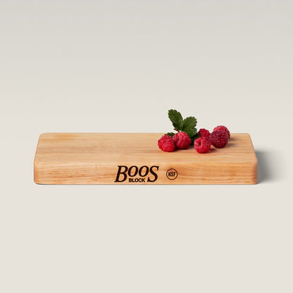 John Boos Chop N Slice Small Maple Wood Edge Grain Cutting Board, 10" x 5" x 1"