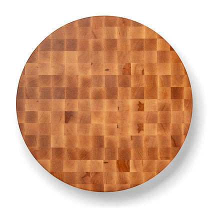 John Boos Medium Maple Wood End Grain Cutting Board for Kitchen, 24" x 24" x 4"