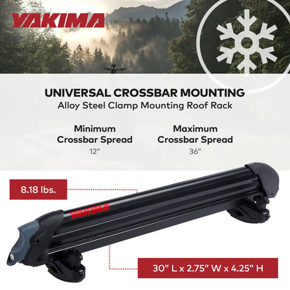 Yakima PowderHound 6 Ski or 4 Snowboard Universal Mount For Yakima Crossbars - Find Fresh Goods