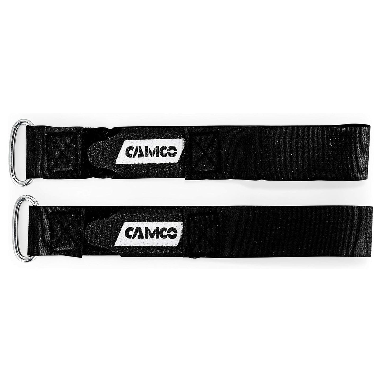 Camco 42503 Universal Fit 12 Inch Replacement Awning Strap Set with Metal D-Ring