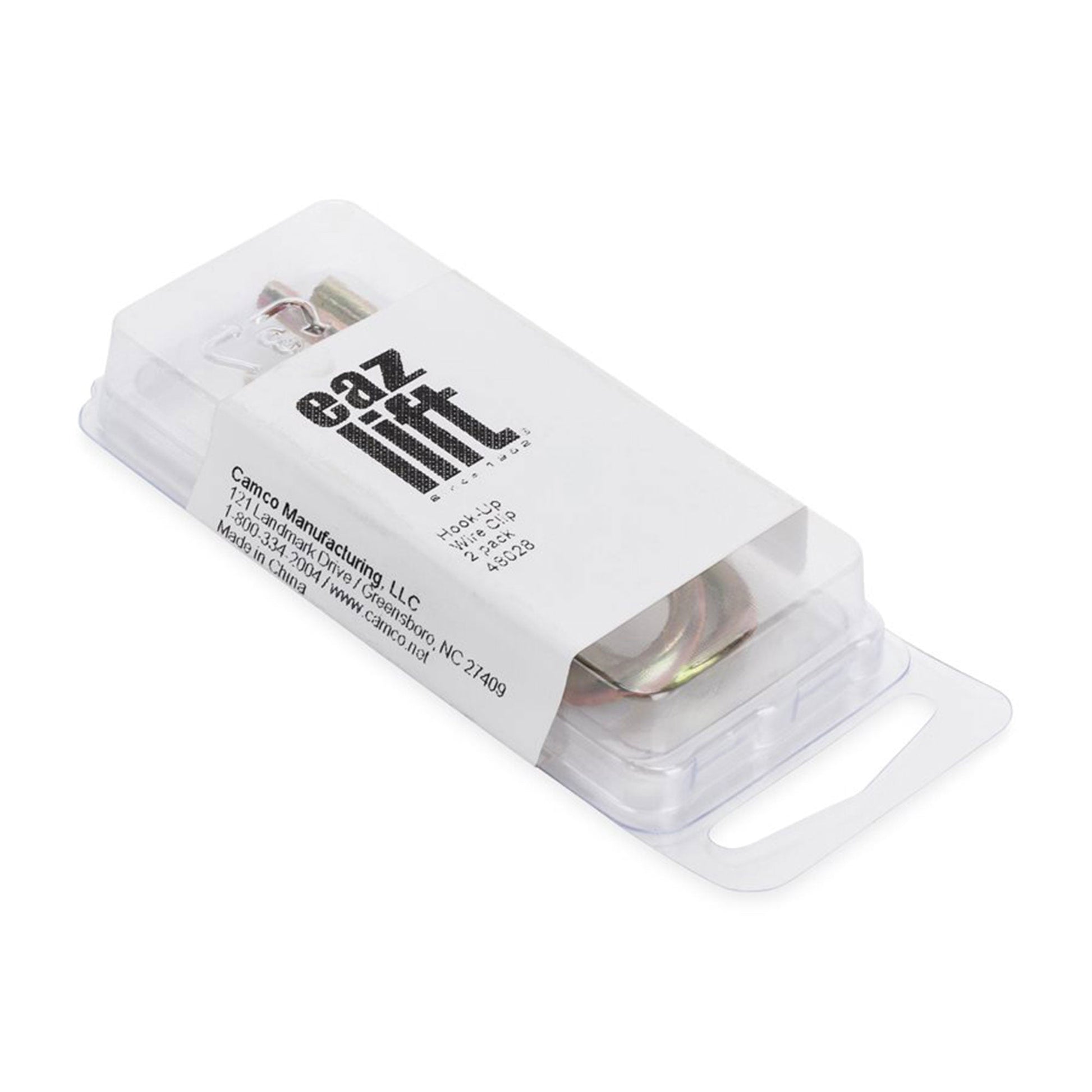 Camco 48028 Eaz Lift Metal Replacement Clamshelled Hook Up Wire Clips, Pack of 2 - Find Fresh Goods