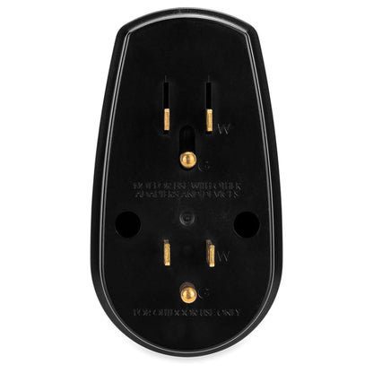 Camco 55225 Power Grip RV 125 Volt Two Plug 15 Amp to Single 30 Amp Adapter - Find Fresh Goods