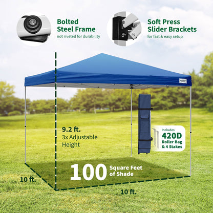 Caravan Canopy V Series 2 Straight Leg Sidewall Kit w/10x10 Instant Canopy Kit