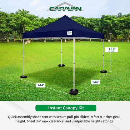 Caravan Canopy M Series Sidewall Kit & M Series Pro 2 Shade Tent w/Roller Bag